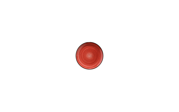 Aura Assiette plate 30cm - Rouge Passion Fs