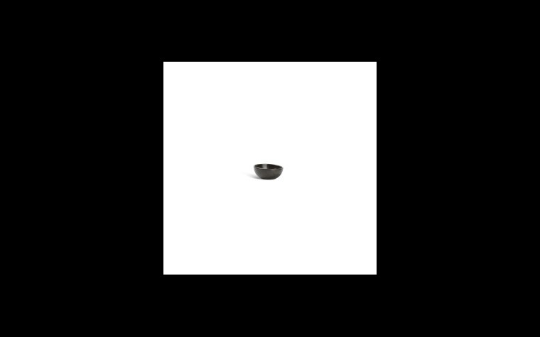 F2D Ceres Bol oblique 7,5xH3cm - Noir