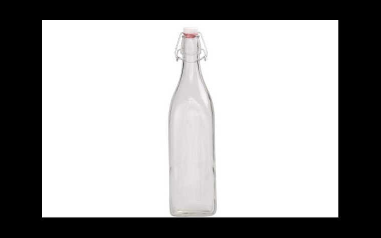Glasflasche mit Verschluß 1,2L