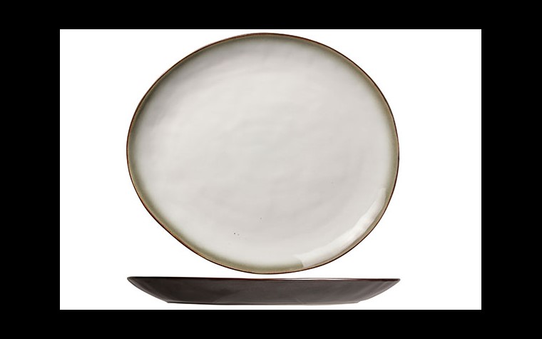 Plato Assiette ovale 27x23cm - Mat