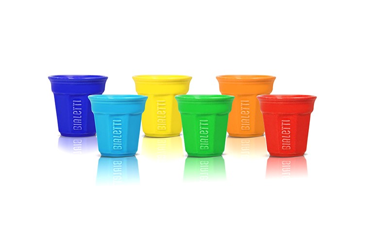 Bicchierini Mini Mug 90ml - 6 pces couleur