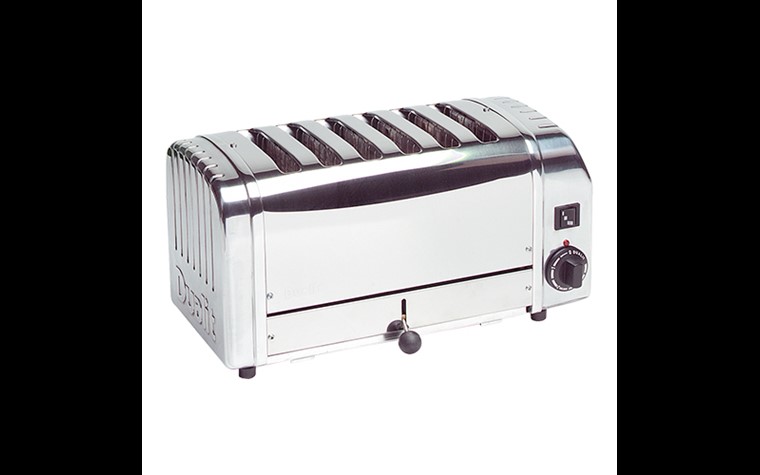 Dualit Toaster Selectronic 6 Schlitze - weiss
