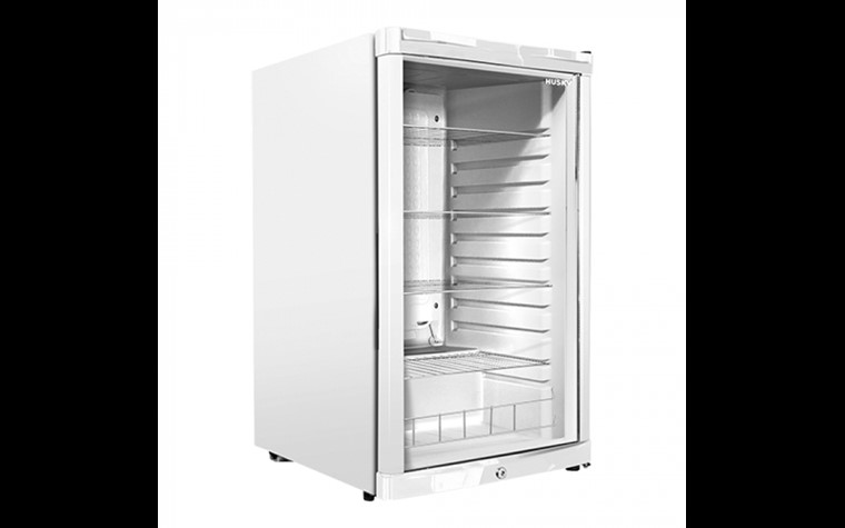 Refrigérateur 130L + porte vitrée 54x55xH84,5cm
