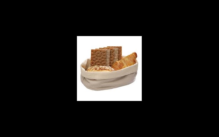 Panier à pain en coton (lavable à 40°C) oval