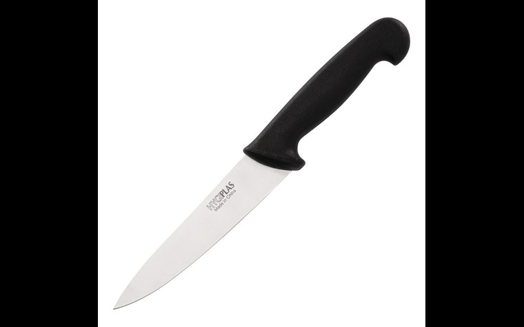 Hygiplas Couteau de cuisine 21,5cm - Noir