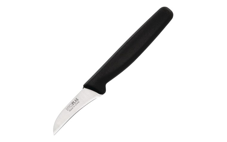 Couteau à éplucher Hygiplas noir 65mm