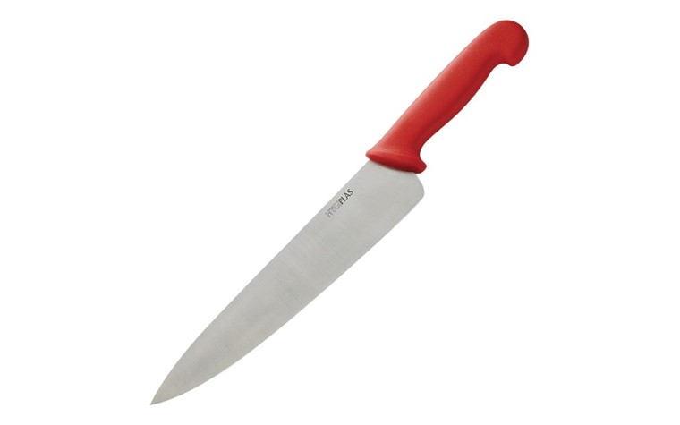 Couteau  de cuisinier Hygiplas rouge 25cm 