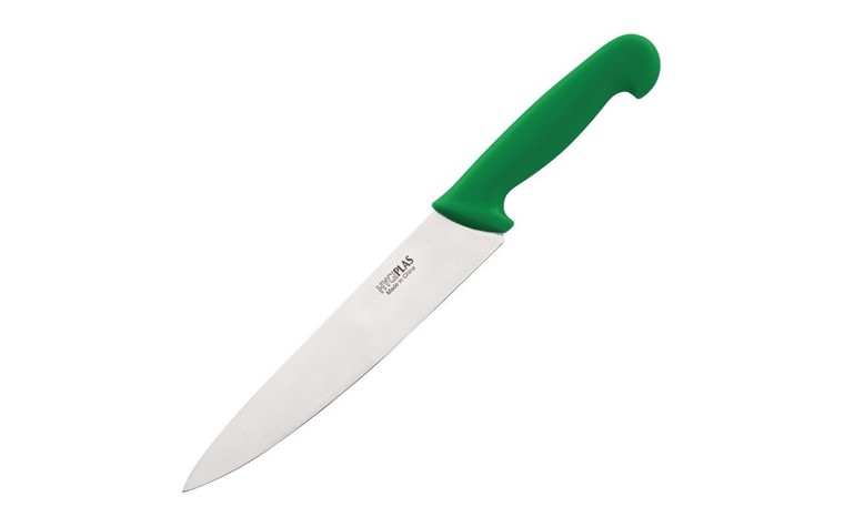 Hygiplas Couteau  de cuisine 22cm - Vert