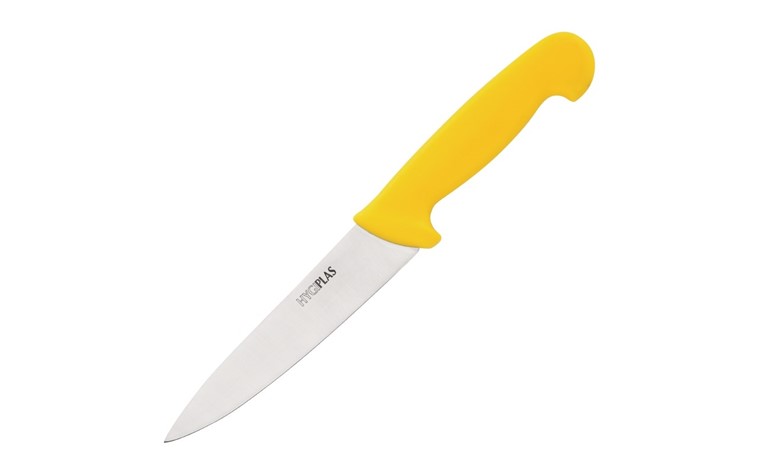 Couteau  de cuisinier Hygiplas jaune  16cm
