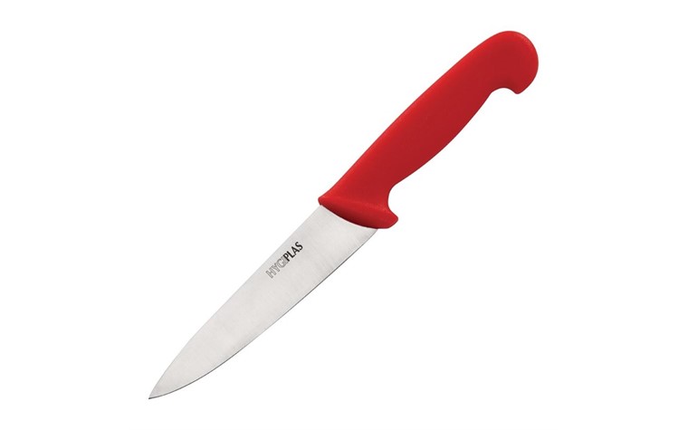 Couteau  de cuisinier Hygiplas rouge  16cm FS