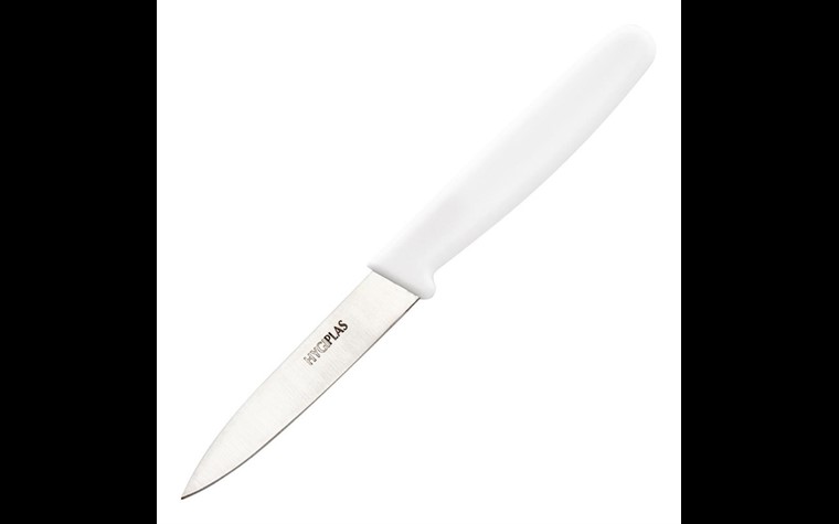 Couteau d'office Hygiplas blanc 7.5cm
