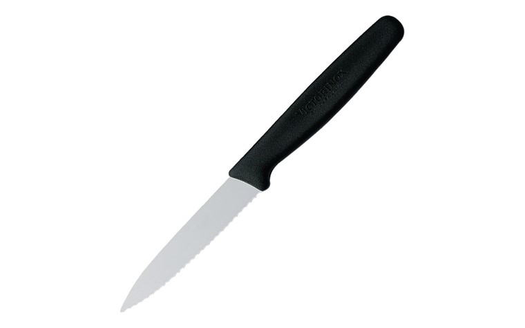 Victorinox Couteau Office denté 7,5cm - Noir
