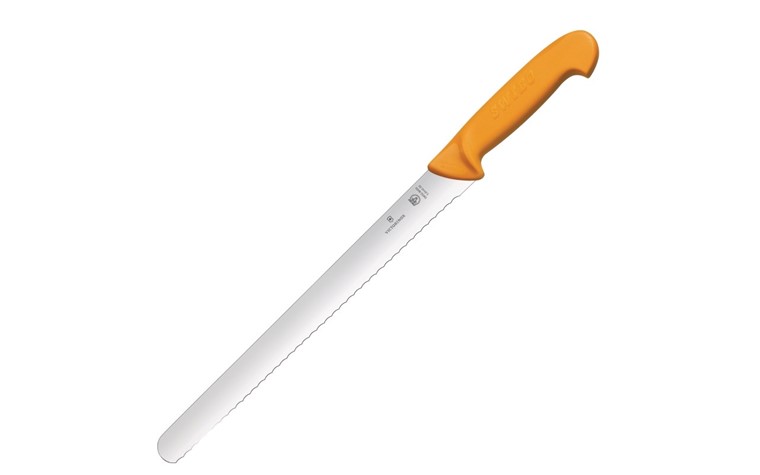 Couteau à trancher à lame dentée Swibo 30cm FS