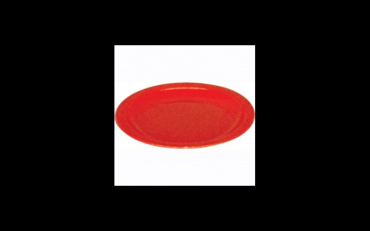 Assiettes Kristallon, PP - 172mm - rouge-12pce FS