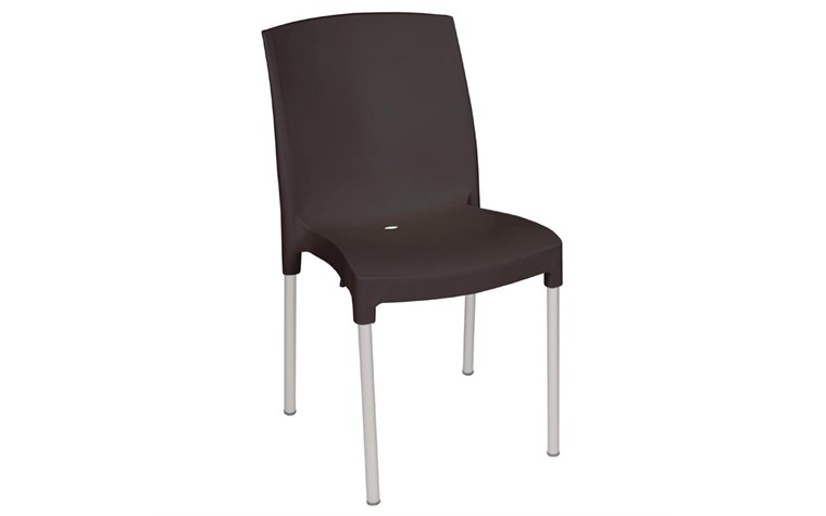 Bolero chaise hauteur d'assise 450mm empilable - 4 pcs