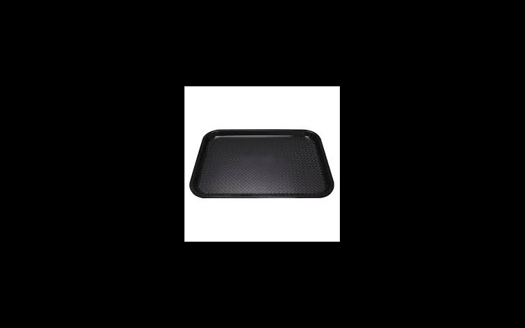 Kristallon Tablett FastFood 34,5x26,5cm - schwarz