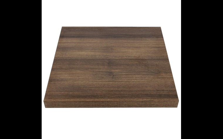 Plateau table carré 60 cm Chêne rustique