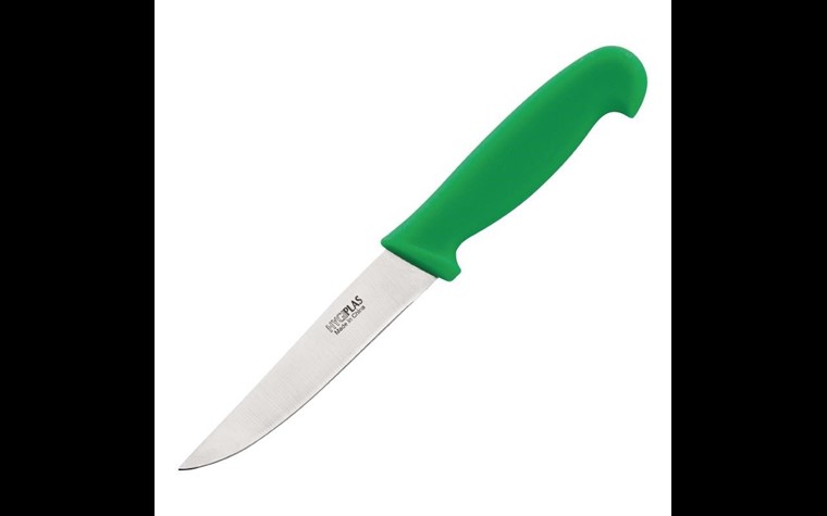 Hygiplas Couteau à légumes 10cm - Vert