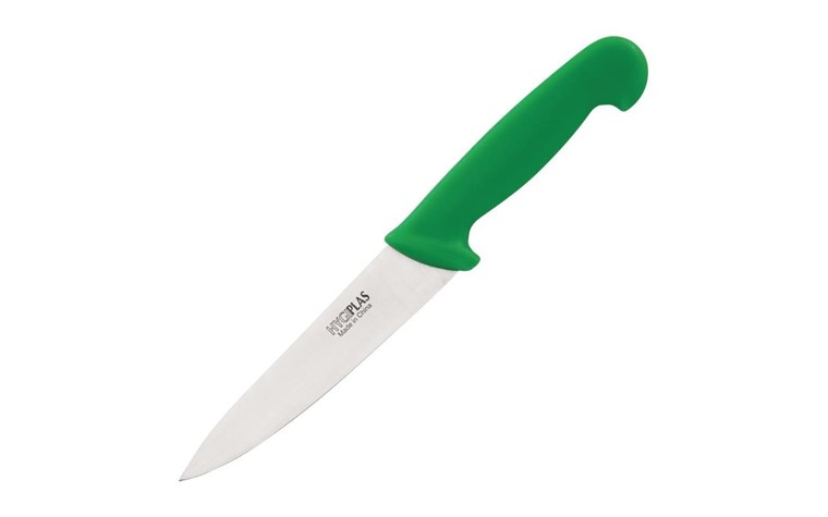 Hygiplas Couteau de cuisinie 16cm - Vert