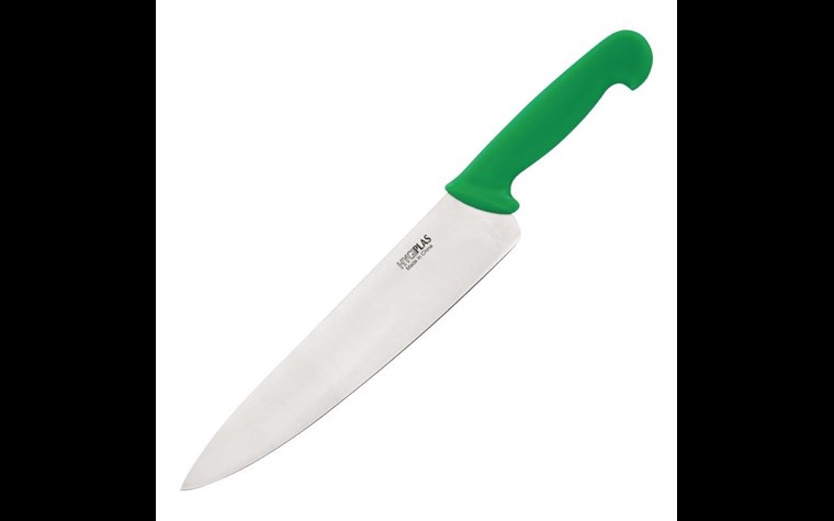 Hygiplas Couteau de cuisine 25cm - Vert