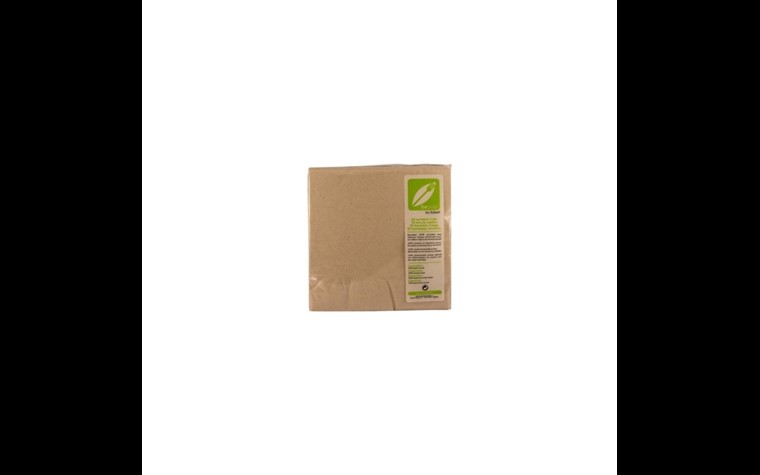 Serviettes Wepa 33x33 - 2 plis - Blanc - 100 pcs