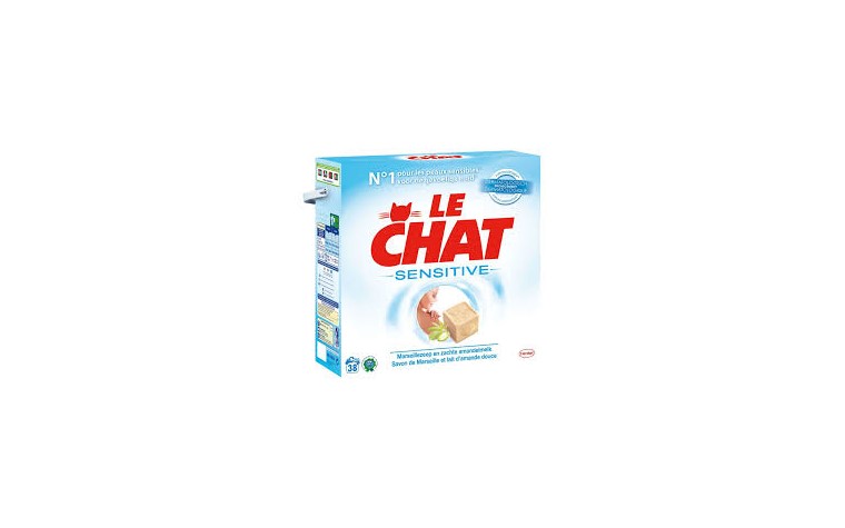 LE CHAT Poudre Lessive 38 doses - 2,47Kg