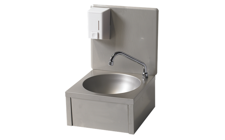 Handwaschbecken 400x340x595mmh + Seifespender