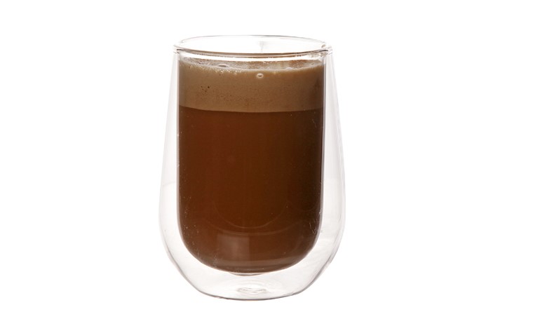Mug à café verre dble paroi 20cl - 2pcs