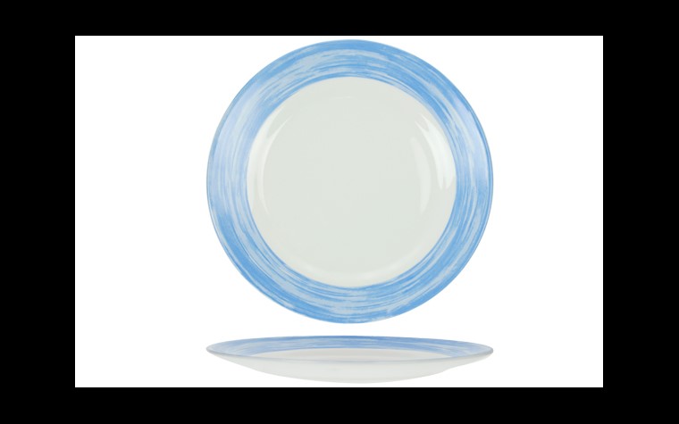 Arcoroc Brush Bleu Assiette plate 25,5cm